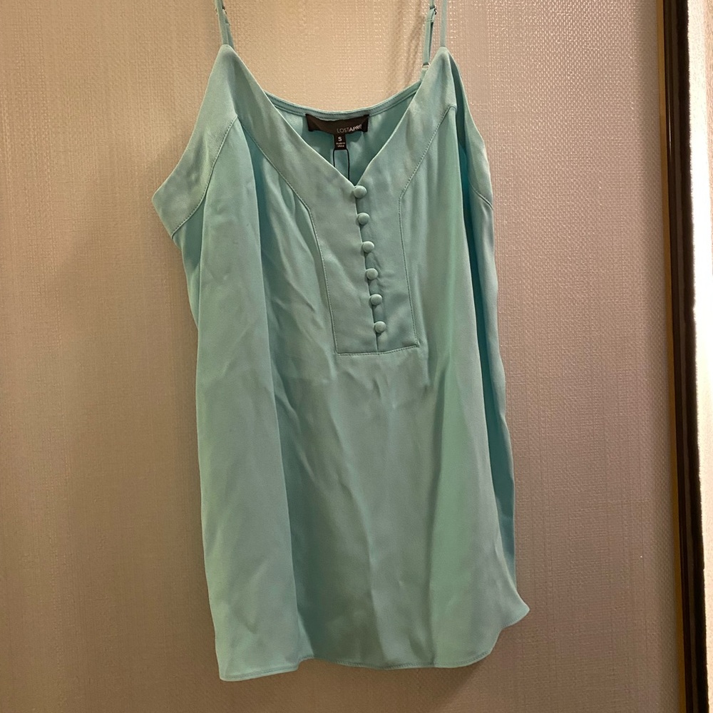 Boutique blue tank top
